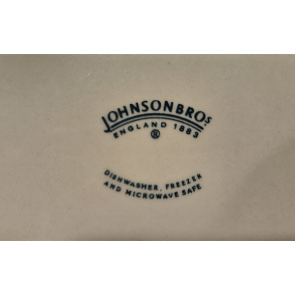 Johnson Bros Denmark Blue 8 7/8" Luncheon Plates - Set/2 - Picture 7 of 10